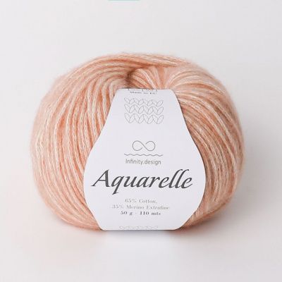 Infinity Aquarelle ( 3522 NUDE) 65% хлопок, 35% мериносовая шерсть 50 гр/110 м